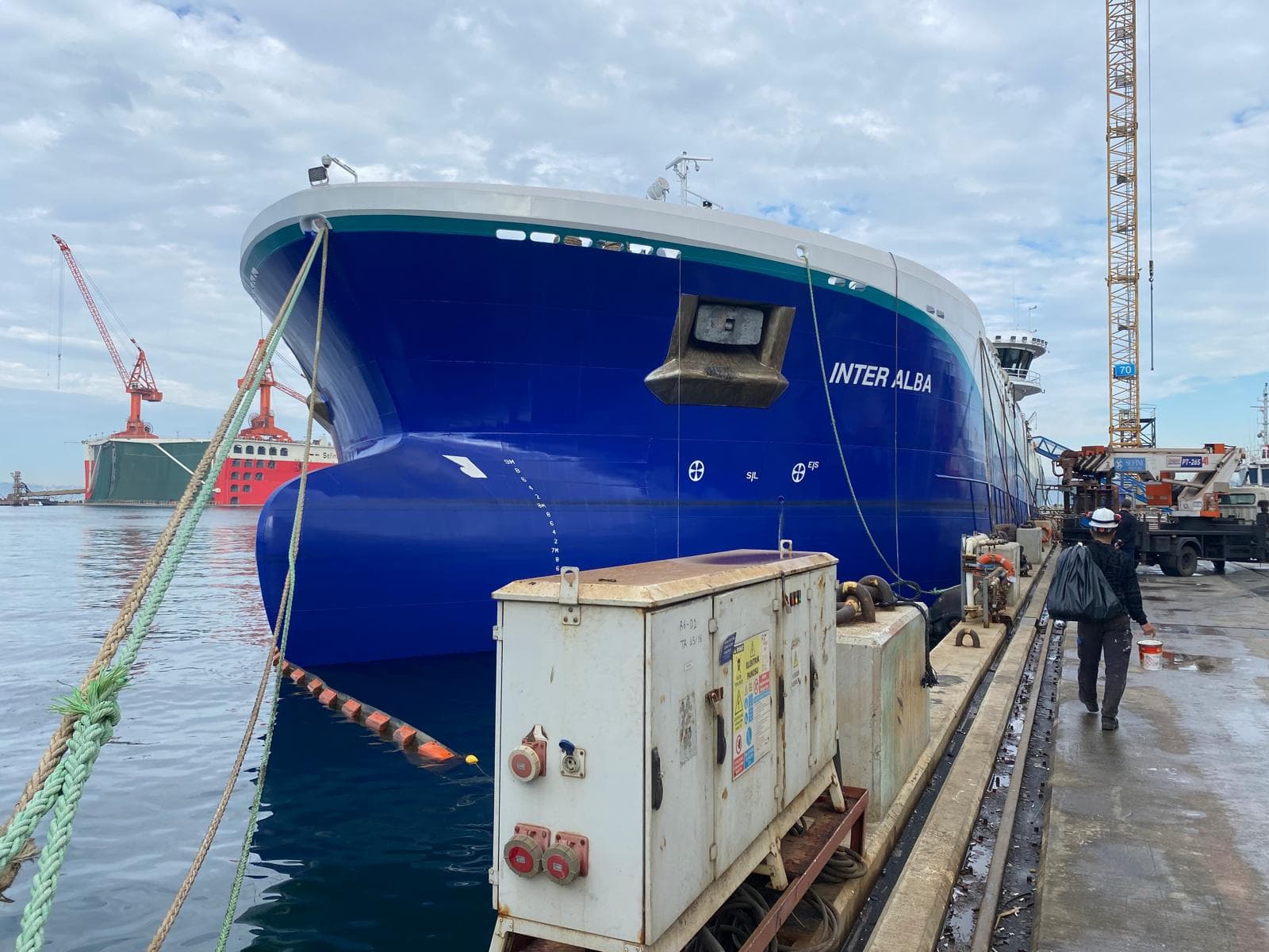 Gemi raspa, boya, kumlama